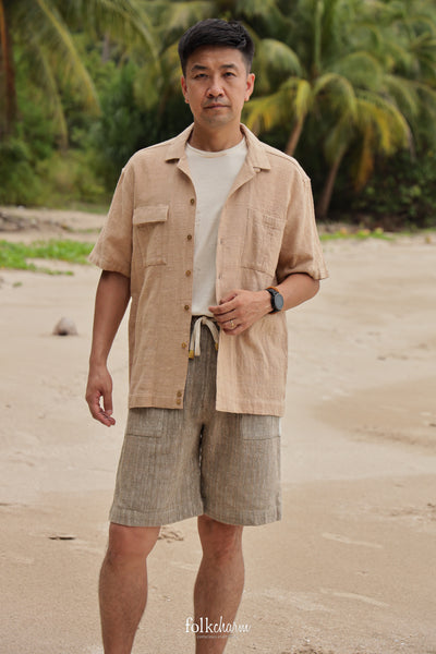 Three-quarter Drawstring Pants (Genderless) (Pre-order)'