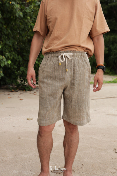 Three-quarter Drawstring Pants (Genderless) (Pre-order)'