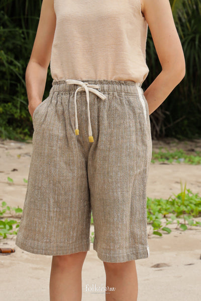 Three-quarter Drawstring Pants (Genderless) (Pre-order)'