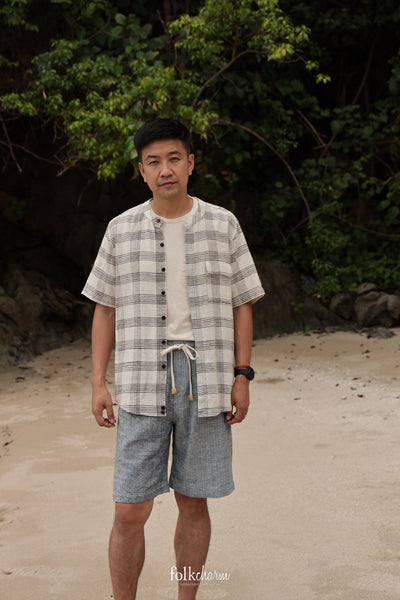 Three-quarter Drawstring Pants (Genderless) (Pre-order)'