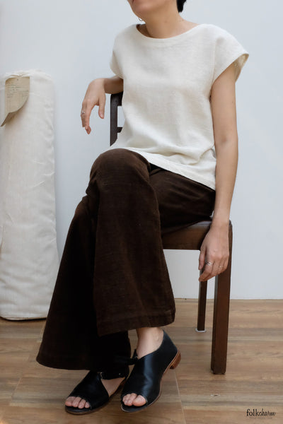 Capped Sleeve Layered Back Top (Pre-order)'