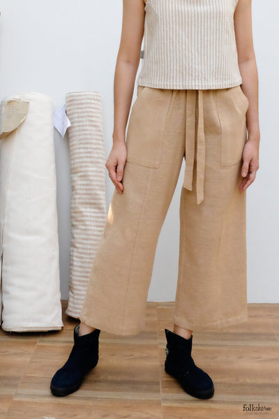 Cropped Loose Trousers (Pre-order)'
