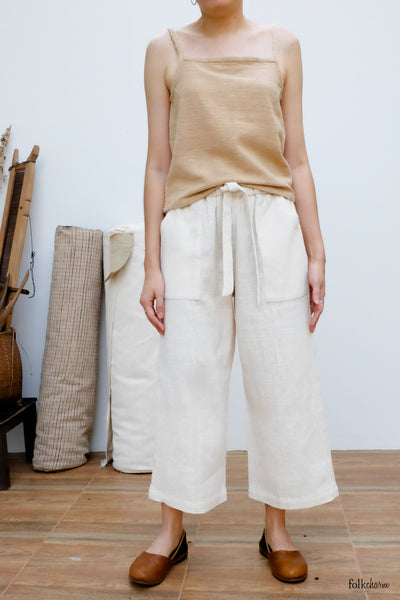 Cropped Loose Trousers (Pre-order)'