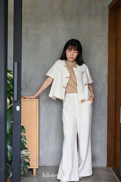 R-Muay Side Button Blouse (Pre-order)