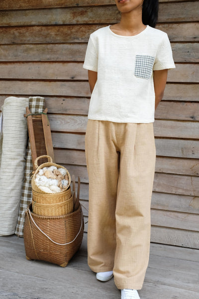 Cropped Top with Pocket (Pre-order)'