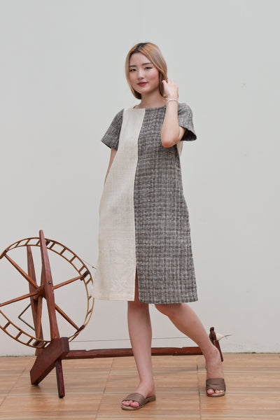 Two Tone Shortsleeve Dress (Pre-order)'