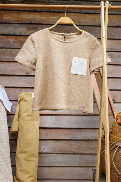 Cropped Top with Pocket (Pre-order)'