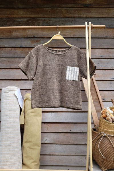 Cropped Top with Pocket (Pre-order)'