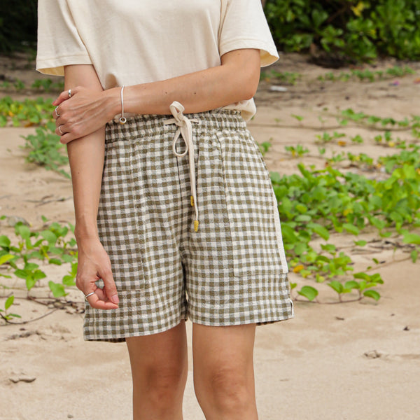 Drawstring Shorts - Patch Pocket  (Pre-order)'