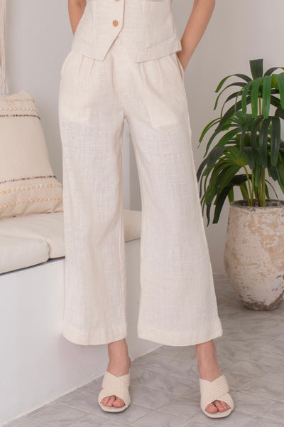 Double Pockets Wide Trousers