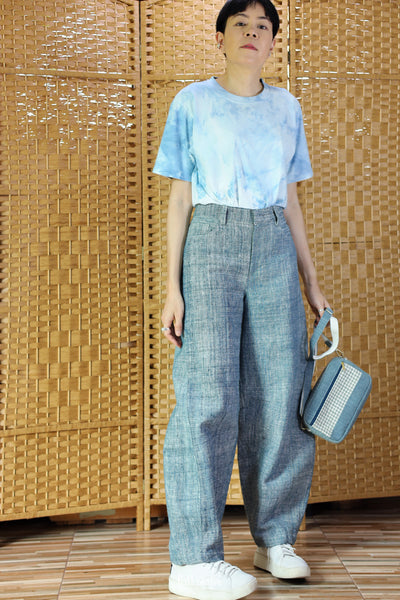 Barrel-leg Trousers