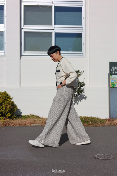 Extra-Wide Trousers in Complicated Ebony