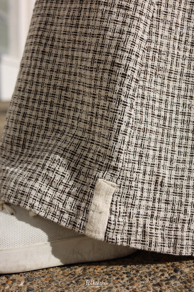 Extra-Wide Trousers in Complicated Ebony