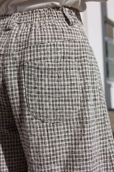 Extra-Wide Trousers in Complicated Ebony