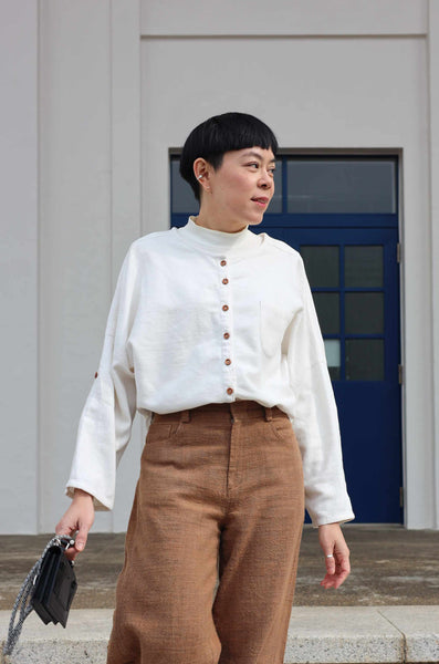 Classic White Comfort Blouse