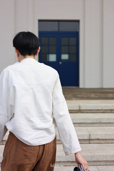 Classic White Comfort Blouse
