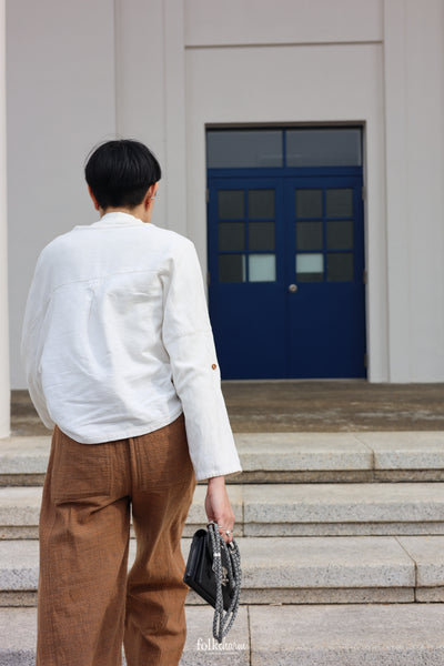 Classic White Comfort Blouse