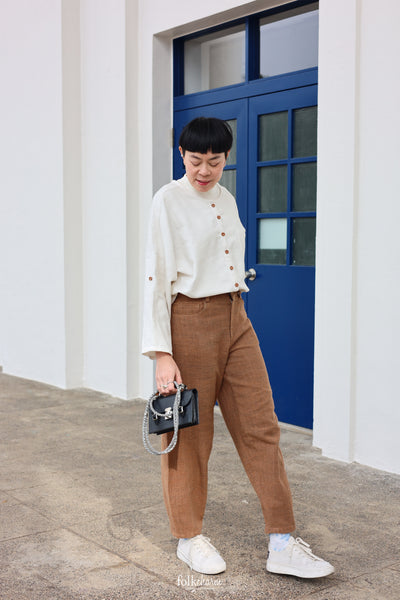 Classic White Comfort Blouse