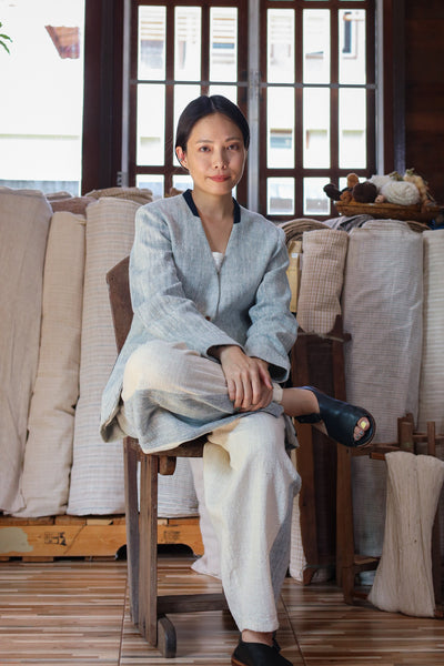 Collarless Blazer