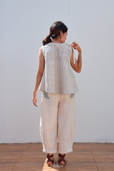 Gathered Neck Blouse