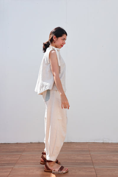 Gathered Neck Blouse