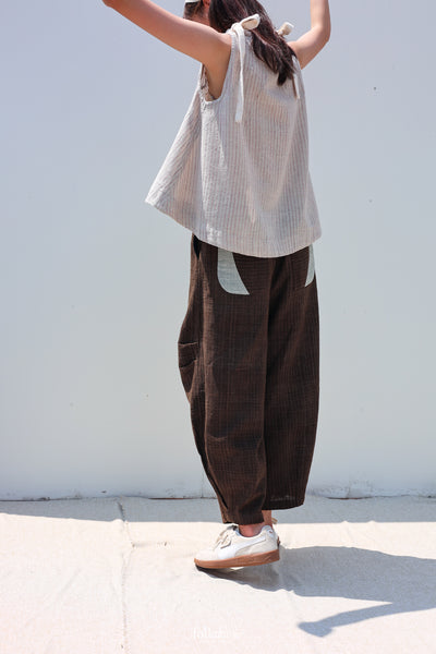 Gathered Neck Blouse in Lac Pink