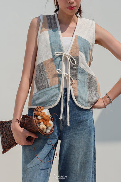 Recomposed Two-way Vest