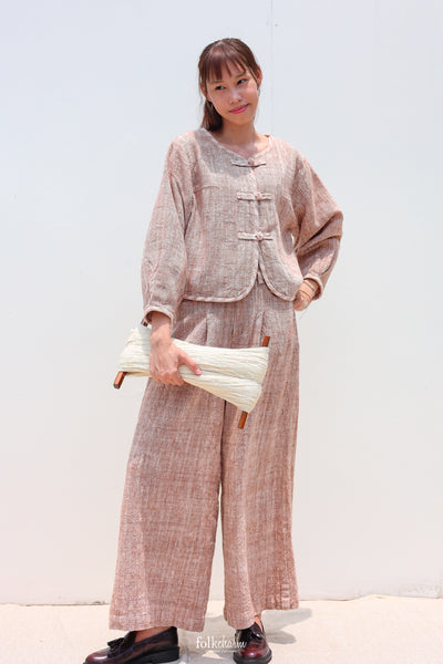 Extra-Wide Trousers Salmon