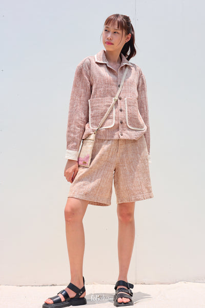 Loomline Utility Jacket in Huchang-Red