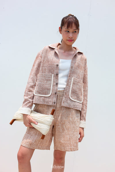 Loomline Utility Jacket in Huchang-Red