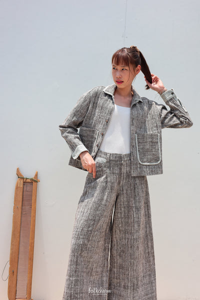 Loomline Utility Jacket in Ebony Gray