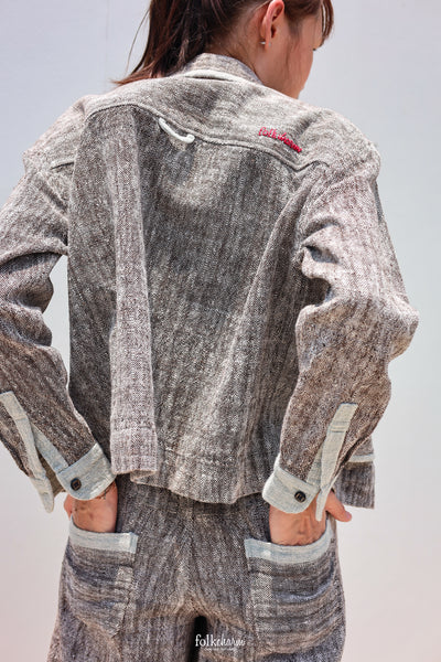 Loomline Utility Jacket in Ebony Gray