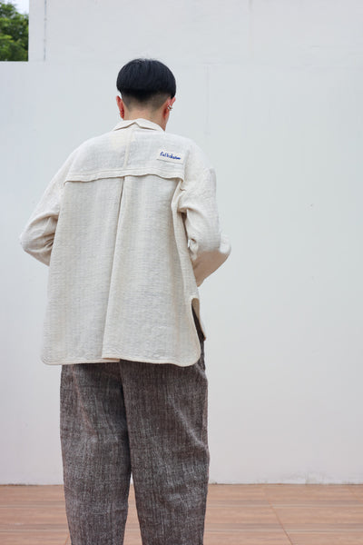 Closed-loop Longsleeve Light Blouse