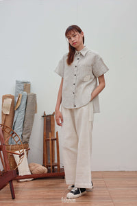 Double Pockets Wide Trousers