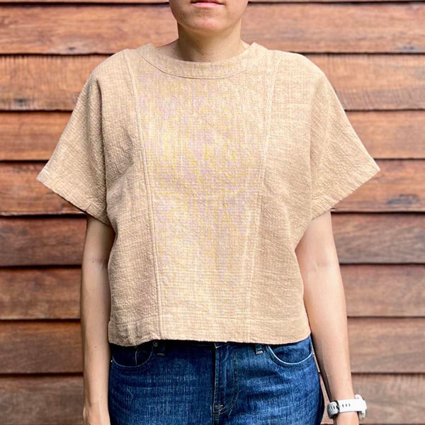 Roundneck Two-way Blouse