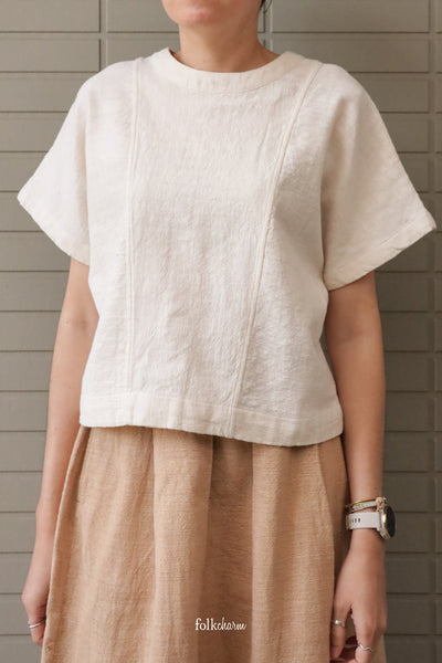 Roundneck Two-way Blouse