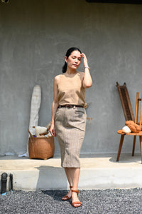 Relaxed-fit Midi Skirt