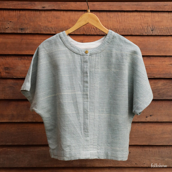 Roundneck Two-way Blouse