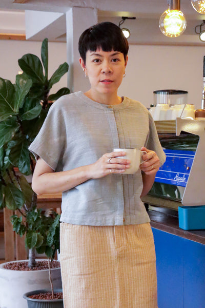 Roundneck Two-way Blouse