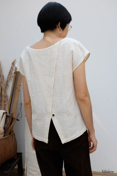 Capped Sleeve Layered Back Top NNB (Pre-order)