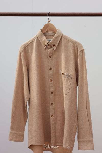 Oxford Collar Longsleeve Shirt-M