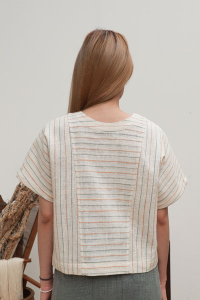 Roundneck Two-way Blouse